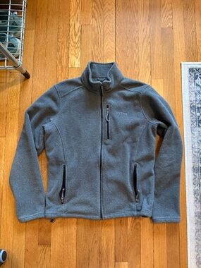L.L. Bean Men's Charcoal Gray Lightweight Fleece Jacket